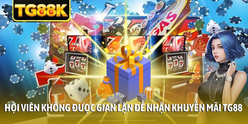 Hội viên không được gian lận để nhận khuyến mãi TG88